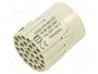 HARTING Conector Industrial Redondo ICC20 27 Pines Macho Recto