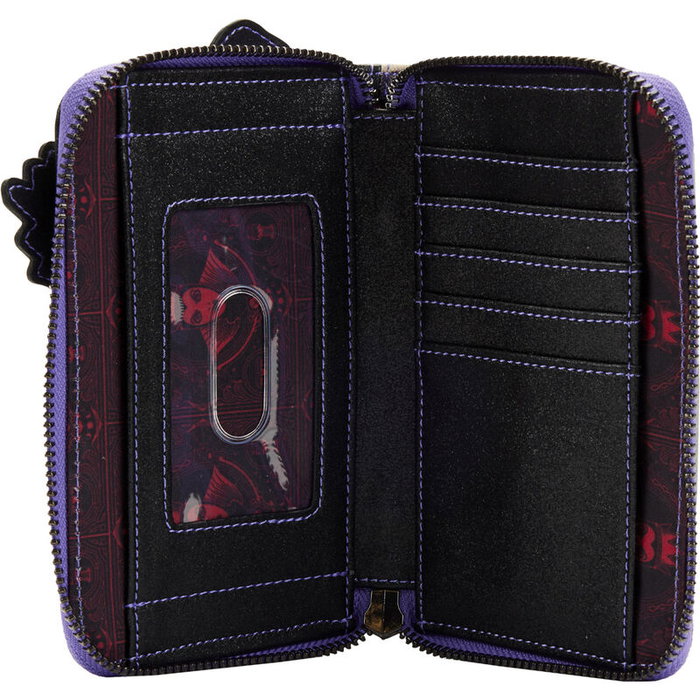 Loungefly Cartera Reina del Mal Blancanieves Disney Villains Scenes Billetera Cuero Vegano Cremallera Bronce Relieve