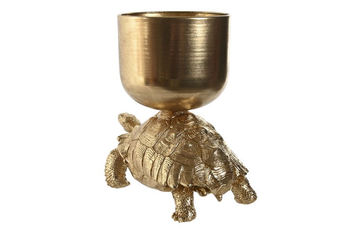 DKD Home Decor Figura Decorativa Cubitera Resina Dorado 22 x 34.5 x 33 cm DKD Home Decor Figura Decorativa Cubitera Resina Dorado 22 x 34.5 x 33 cm