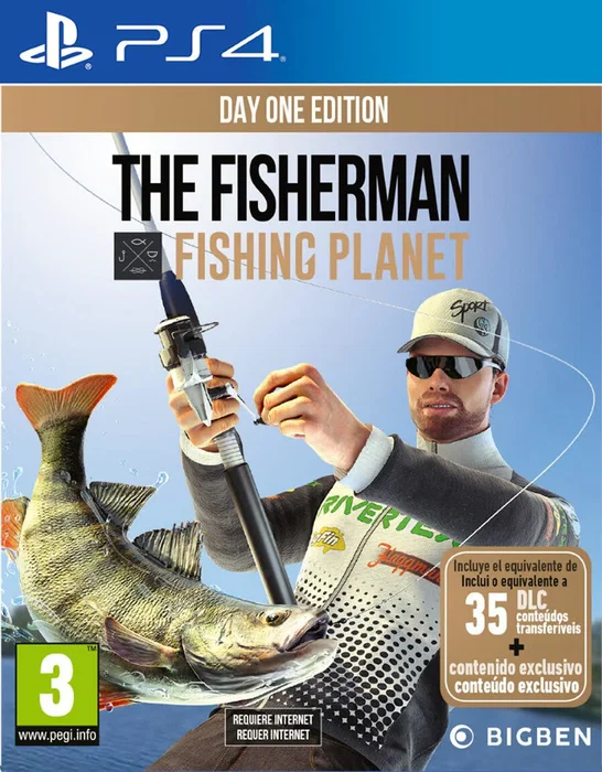 Nacon The Fisherman - Fishing Planet Day One Edition - Videojuego de Simulación de Pesca en Blu-ray para PlayStation 4