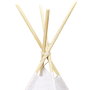 Home Deco Kids Tienda India Tipi Blanca para Niños Colección Vallée Outlet Poliéster