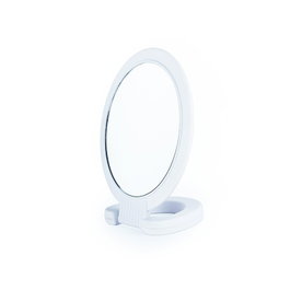 Bifull Espejo Clam Shell Blanco con Soporte Multifuncional 12.3 cm