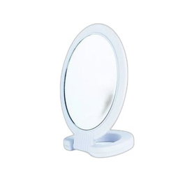 Bifull Espejo Clam Blanco 12.3cm con Soporte Multifuncional