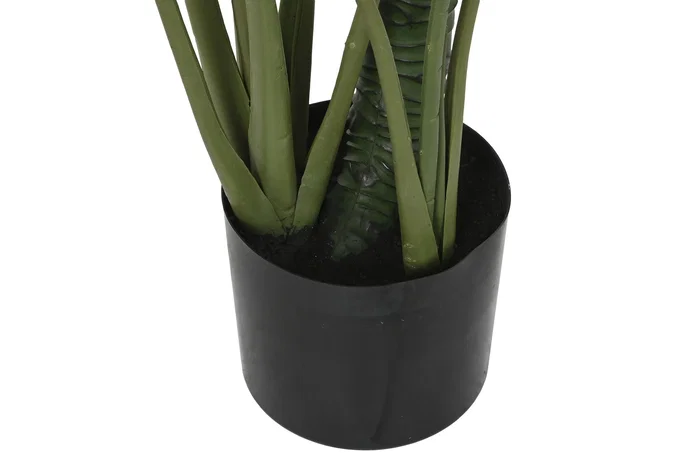 DKD Home Decor Planta Monstera Verde y Blanco con Base de Cemento DKD Home Decor Planta Monstera Verde y Blanco con Base de Cemento