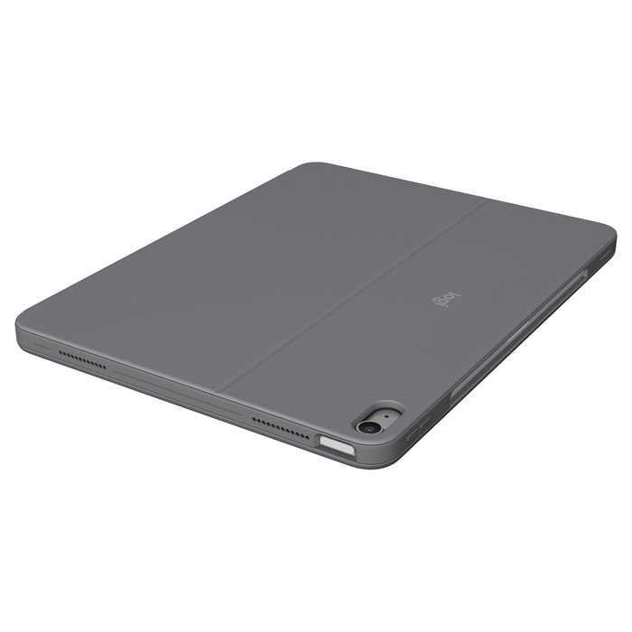 Logitech Combo Touch para iPad Air, Gris, QWERTZ Alemán, con Trackpad