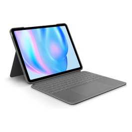 Logitech Combo Touch para iPad Air, Gris