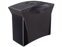 Esselte Maletín para Carpetas Colgantes Europosta con Asa y Cierre de Seguridad, Color Negro Vivida