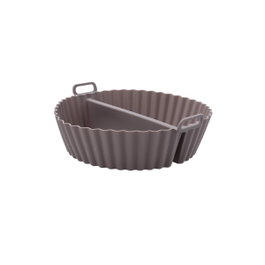 Quid Cesta con Separador Creta 23x23x6,5 cm Marrón