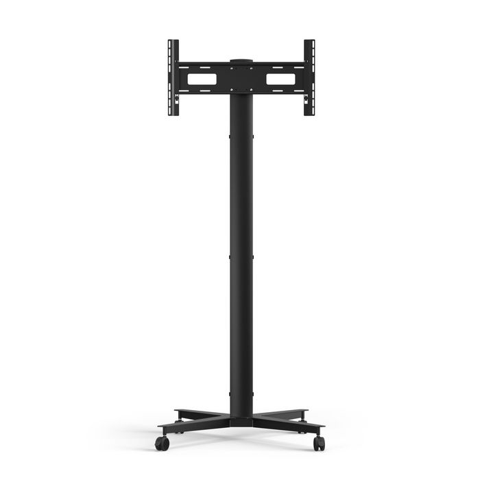 SMS Icon FH MT 2000 EU BL Soporte de suelo para pantallas grandes con Unislide, color negro o aluminio, incluye estante opcional SMS Icon FH MT 2000 EU BL Soporte de suelo para pantallas grandes con Unislide, color negro o aluminio, incluye estante opcional