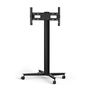 SMS Icon FH MT 2000 EU BL Soporte de suelo para pantallas grandes con Unislide, color negro o aluminio, incluye estante opcional