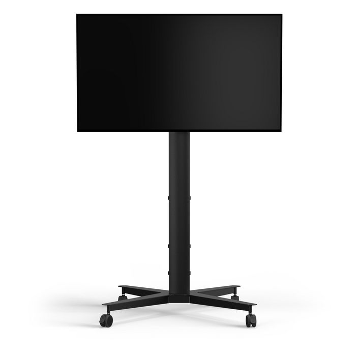 SMS Icon FH MT 2000 EU BL Soporte de suelo para pantallas grandes con Unislide, color negro o aluminio, incluye estante opcional SMS Icon FH MT 2000 EU BL Soporte de suelo para pantallas grandes con Unislide, color negro o aluminio, incluye estante opcional