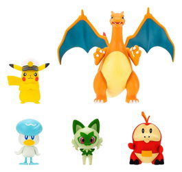Jazwares Pokémon Battle Figure Figuras 6-Pack Multi-Pack