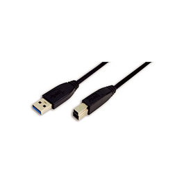 LogiLink Cable USB 3.0 A a B de 1 m Negro