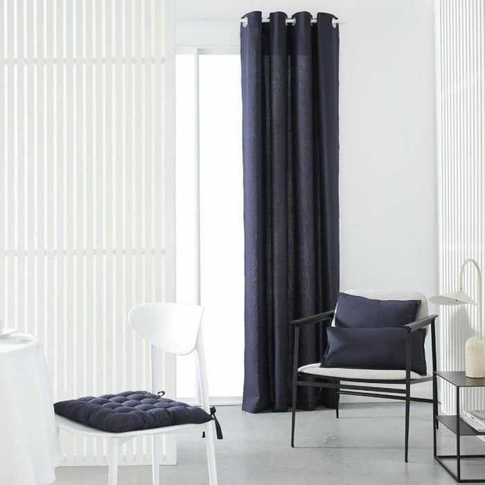Today Cortina con ojales Azul marino 140x240cm Today Cortina con ojales Azul marino 140x240cm