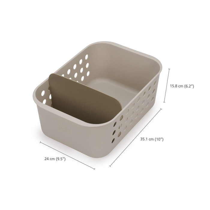 Joseph Joseph EasyStore Cesta de Almacenamiento Grande Ecru