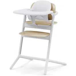 Cybex Gold Pack 3 en 1 Lemo 2 con trona ajustable, set para bebé y bandeja - Blanco arena CYB4063846171262