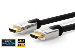 Vivolink Cable HDMI Pro 0.5m, HDMI 2.0, 4K@60Hz, Metálica, Ultra Flexible