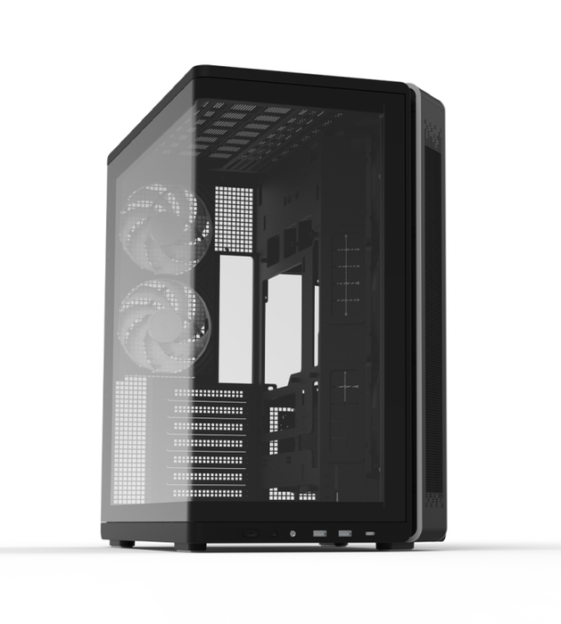 Zalman P60 BLACK Carcasa de Ordenador Midi Tower Negro