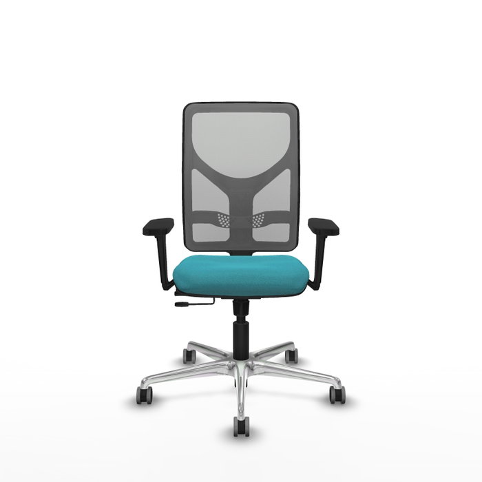 PIQUERAS Y CRESPO Silla de oficina Motilla con mecanismo Sincro/Traslack, Turquesa y Gris PIQUERAS Y CRESPO Silla de oficina Motilla con mecanismo Sincro/Traslack, Turquesa y Gris
