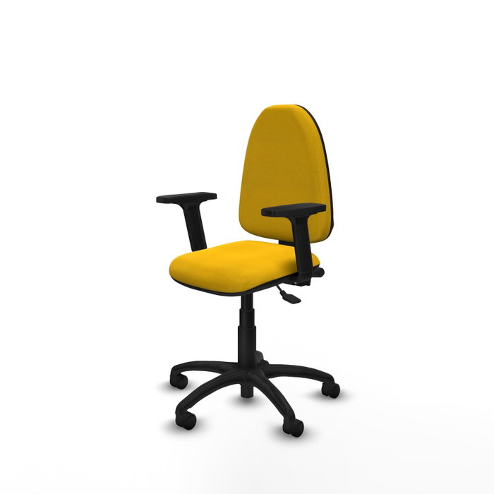 PIQUERAS Y CRESPO Silla de oficina Aýna con mecanismo Asincro en Amarillo PIQUERAS Y CRESPO Silla de oficina Aýna con mecanismo Asincro en Amarillo