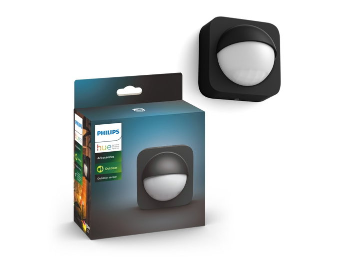 Philips Hue Sensor de movimiento para exteriores, Negro Philips Hue Sensor de movimiento para exteriores, Negro