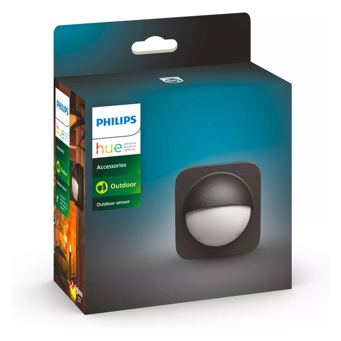 Philips Hue Sensor de movimiento para exteriores, Negro Philips Hue Sensor de movimiento para exteriores, Negro