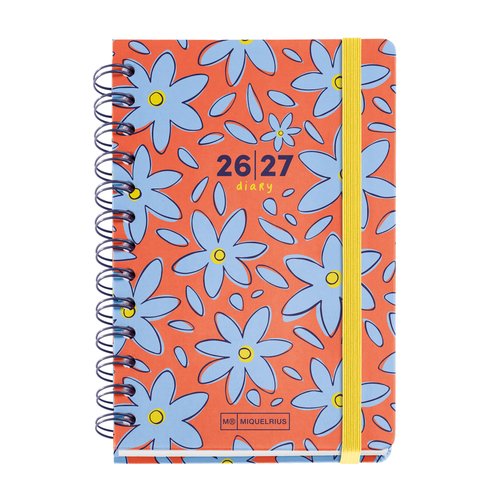 Agenda Escolar (2026-27) Miquelrius Academy Wire-O Tapa Extra Con Goma Activa 125,5X178 D/P Spring Agenda Escolar (2026-27) Miquelrius Academy Wire-O Tapa Extra Con Goma Activa 125,5X178 D/P Spring