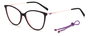M Missoni MMI-0063-3H2F315 Gafas de vista para mujer en negro