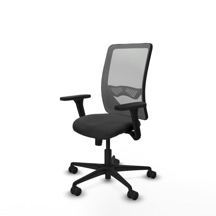 PIQUERAS Y CRESPO Silla de oficina Zulema con mecanismo Sincro, Gris