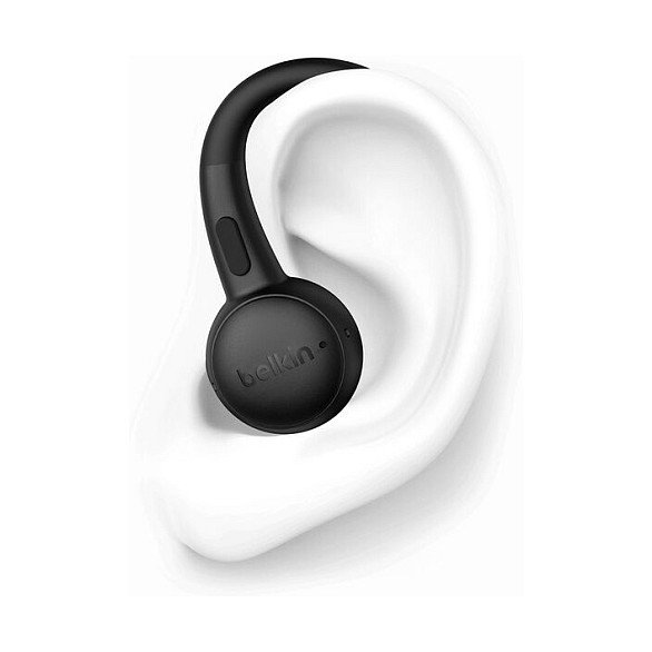 Belkin SoundForm ActiveFit AUC016hqBK Auriculares Intraurales con Gancho, Negro Belkin SoundForm ActiveFit AUC016hqBK Auriculares Intraurales con Gancho, Negro