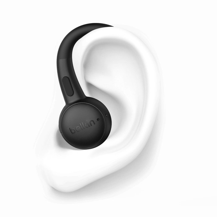 Belkin SoundForm ActiveFit AUC016hqBK Auriculares Intraurales con Gancho, Negro Belkin SoundForm ActiveFit AUC016hqBK Auriculares Intraurales con Gancho, Negro