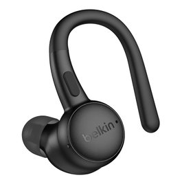 Belkin SoundForm ActiveFit AUC016hqBK Auriculares Intraurales con Gancho, Negro
