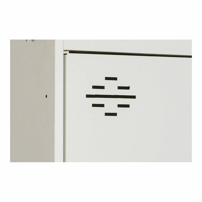 Simon Rack Taquilla metálica de 2 puertas Gris 30 x 50 x 180 cm