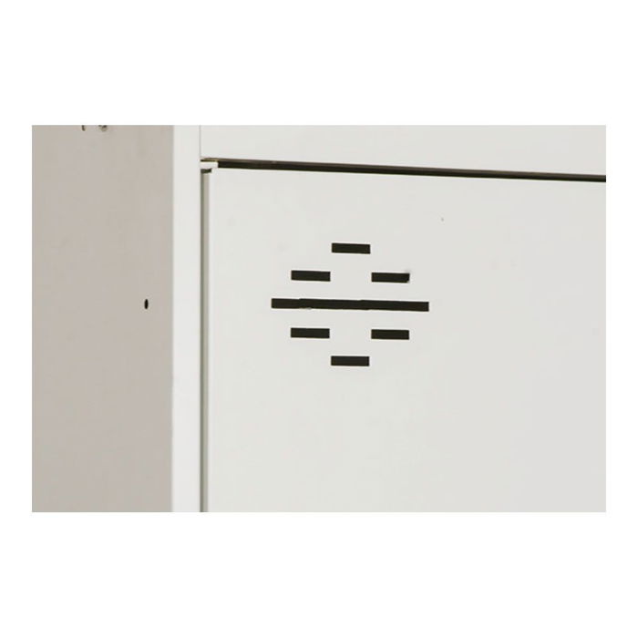 Simon Rack Taquilla Desmontada 2 Puertas Gris 30 x 50 x 180 cm