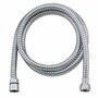 Edouard Rousseau Manguera de ducha 1.5m NF doble grapado en acero inoxidable cromado