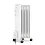 Oceanic Baño de Aceite Eléctrico 1500W OCEABH1500W2 - 3 Potencias - 7 Elementos - Blanco - Móvil