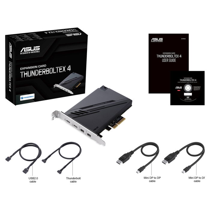 ASUS ThunderboltEX 4 Tarjeta de Expansión Thunderbolt 4 PCIe para Ordenador PC ASUS ThunderboltEX 4 Tarjeta de Expansión Thunderbolt 4 PCIe para Ordenador PC