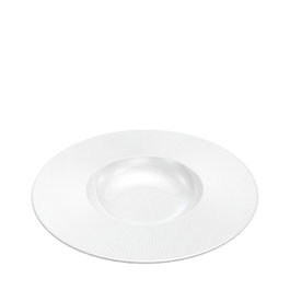 Costa Verde Plato Hondo Gourmet 29 cm, Porcelana - Plato Sopero para Vajilla (Set de 12)