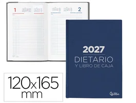 Liderpapel Dietario 2027 Octavo Azul