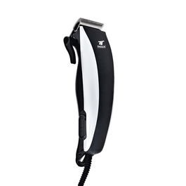 Thulos TH-CP1352 Cortapelos Profesional con Cuchilla de Acero Inoxidable Ajustable, 4 Guías de Corte, Peine, Tijeras y Accesorios, Motor AC 10W, 230V