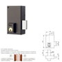 Yale Cerradura de Sobreponer 56-c/hpr/60 Derecha