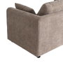 Ixia Sofá Chaise Longue Reversible Marrón Claro