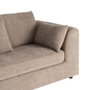 Ixia Sofá Chaise Longue Reversible Marrón Claro