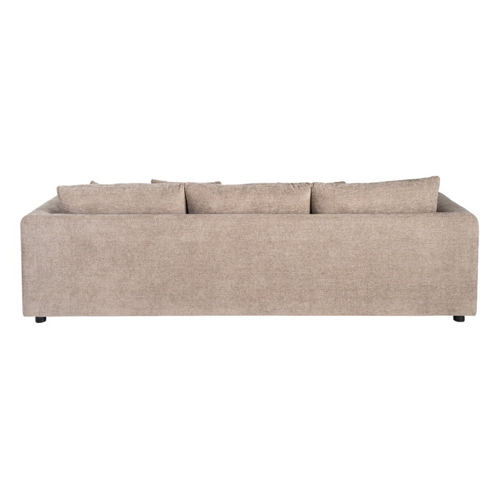 Ixia Sofá Chaise Longue Reversible Marrón Claro