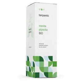 TERPENIC Agua de Menta Piperita Hidrolato Bio 100ml - Uso Externo, Aroma Fresco Mentolado