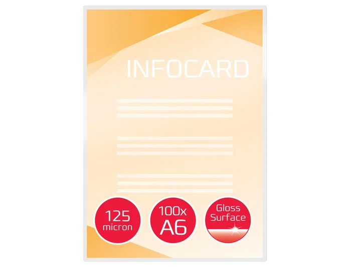 GBC Bolsa de Plastificar Din A6 2x125 Micras Caja 100 Unidades