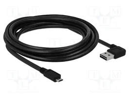DeLOCK Cable USB 2.0 de 3m con conectores USB A y Micro-USB B