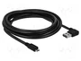 DeLOCK Cable USB 2.0 de 3m con conectores USB A y Micro-USB B