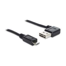 DeLOCK Cable USB 2.0 A a Micro-B de 3 m, Negro