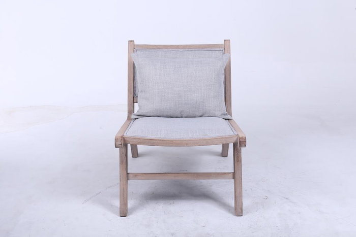 DKD Home Decor Butaca Moderno Gris Claro Natural 83 x 71.5 x 57 cm (2 Unidades) Poliester